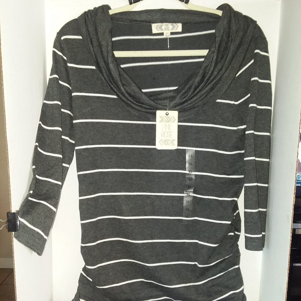 Pink Rose Sweater NWT